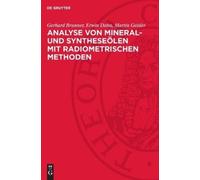 Gerhard Brunner E Analyse Von Mineral- Und Syntheseölen Mit (Copertina rigida)
