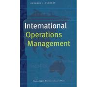 Gerhard J Plenert International Operations Management (Copertina rigida)