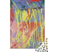 Gerhard Richter Rompicapo Adulti, 1000 Pcs Puzzle dipinto Classici, Puzzles museo Giochi Rilassamento E Intelligence, Puzzle Impegnativi, Regalo Per Amore E Amico