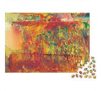 Gerhard Richter Rompicapo,Puzzle arte, Puzzles opere d'arte famose nel mondo Per Adulti, Jigsaw Puzzles, Impegnativo Puzzle Di Legno dipinto, Stampa A Colori 1000 Pcs