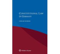 Gerhard Robbers Constitutional Law in Germany (Tascabile)
