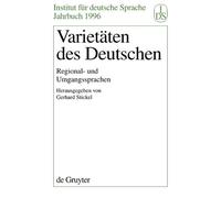 Gerhard Stickel Varietäten des Deutschen (Copertina rigida)
