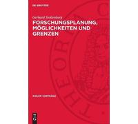Gerhard Stoltenbe Forschungsplanung, Möglichkeiten Und Grenz (Copertina rigida)