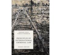 Gerhard Werle Florian Jeß Principles of International Crimin (Copertina rigida)