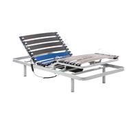 Geriafy Letto elettrico regolabile 105x190 cm, rinforzato e compatto | Rete a doghe elettrica, 4 sezioni, telecomando via cavo, imballo compatto e montaggio semplice