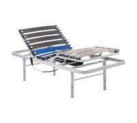 Geriafy - Letto Elettrico Regolabile | 105x200 cm | Struttura Rinforzata | Telecomando via Cavo e Gambe Regolabili a 4 Altezze