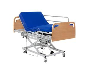 Geriafy - Letto Ospedaliero Regolabile in Altezza con Sponde Letto, Materasso Sanitario, Testiera e Pediera (90x190)