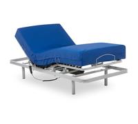 Gerialife® Letto snodato elettrico rinforzato con materasso sanitario HR impermeabile (105 x 190)