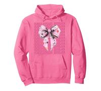 Geriatric Nurse Nursing Geriatria Ragazza Coquette Bow Rosa Felpa con Cappuccio
