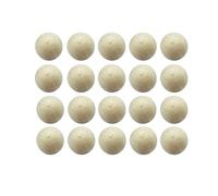 GERILEO Lotto di 10/20 Palloni da Biliardino in Legno di Faggio 33 mm - Calcio Balilla, Calcio Tavolo, Calcetto Tavolo, Sostituzione, Ricambio, Pallone, Giochi (10 palloni)