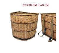 gerla zaino in vimini per funghi tartufi mirtilli castagne uva noci cesta frutta