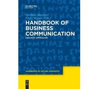 Gerlinde Mautner Handbook of Business Communication (Tascabile)