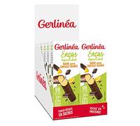 Gerlinéa Snack al cioccolato al gusto arancia - spuntino equilibrato e ricco di proteine - 12 scatole (12 x 2 barre)