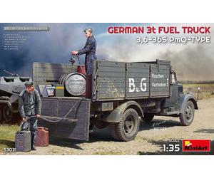 German 3t Fuel Truck 3,6-36s Pmq-type 1:35 Plastic Model Kit MINIART