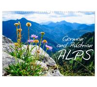 German and Austrian Alps (Wall Calendar 2027 DIN A3 landscape), CALVENDO 12 Mont