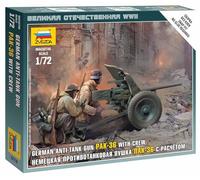 German Anti-Tank gun Pak-36 with Crew