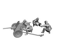 German Anti-Tank gun Pak-36 with Crew
