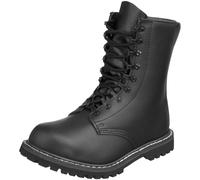 German Army Paracadutista Combat Nero Uomo Pelle Bw Stivali Cadetto