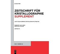 German Crystall Joint Polish-German Crystallographic Meeting, Februa (Tascabile)