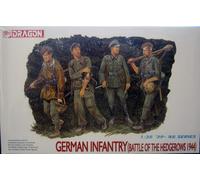German Infantry (battle Of The Hedgerows 1944) 1:35 Figure Plastic Model Kit