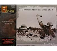 German Infantry WWII Miniatures Soldatini 1/76 Plastic fig. Pegasus 7499