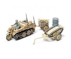 German Kettenkraftrad + Golia 1:48 TA32502 - tamiya modellismo