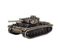 German Panzerkampfwagen III modello di carro armato in metallo pressofuso modello mobile da esposizione (bronzo)