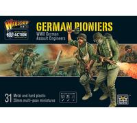 German Pioneers - 28mm Scale Plastic Miniatures for Bolt Action by Warlord Games