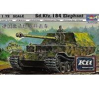 German Sd.Kfz.184 Elephant Panzer Tank Plastic Kit 1:72 Model 7204 TRUMPETER