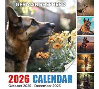 German Shepherd Calendar 2026: Loyalty and Bravery in Every Frame | Kalender Calendario Calendrier