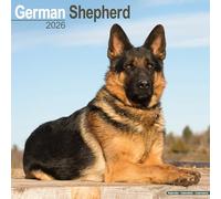 German Shepherd Calendar 2026 Square Dog Breed Wall Calendar - 16 Month