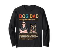 German Shepherd Dog Dad Definition Funny Fathers Day Maglia a Manica