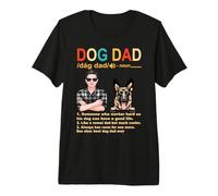 German Shepherd Dog Dad Definition Funny Fathers Day Maglietta Premium