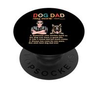 German Shepherd Dog Dad Definition Funny Fathers Day PopSockets PopGrip Adesivo