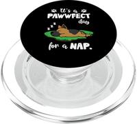 German Shepherd Dog Sleep It's A Pawwfect Day For A Nap PopSockets PopGrip per MagSafe
