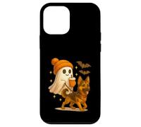 German Shepherd Halloween Ghost Walking German Shepherd Dog Custodia per iPhone 12 mini