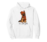 German Shepherd It's Fall Y'All Felpa con Cappuccio
