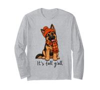 German Shepherd It's Fall Y'All Maglia a Manica