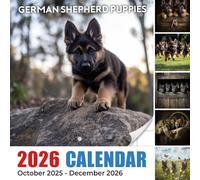 German Shepherd Puppies Calendar 2026: Heartwarming Beginnings of a Noble Breed | Kalender Calendario Calendrier