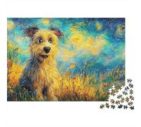 German Shepherd Puzzle 1000 Pezzi - Design Rilassante E Dettaglio Artistico, Poster E Box Regalo - 70x50cm/1000pcs