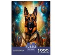 German Shepherd Puzzle Impossible 1000Pcs Decorazione Per La Casa. Rilassamento E Intelligence Per Adulti E Ragazzi Da 14 Anni 70x50cm/1000pcs