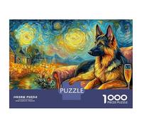 German Shepherd Set Puzzle Da 1000 Pezzi Per Adulti E Bambini, Majestic Pet Dog, Gioco Educativo, Sfida, Regalo Divertente, Decorazione Parete, Relax Mentale 70x50cm/1000pcs