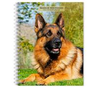 German Shepherds 2027 6 X 7.75 Inch Spiral-Bound Wire-O Weekly Engagement Planner Calendar New Full-Color Image Every Week