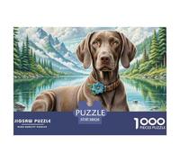 German Shorthaired Pointer 1000 Piece Jigsaw Puzzle For Adults Family Challenge Toys Stress Relief Puzzle Exercise The Memory of The Brain for The Whole Family, Gifts for Women, Gifts for Men 38x26cm