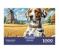 German Shorthaired Pointer 1000 Pieces Jigsaw Puzzles For Adults Challenging Game Stress Relieving Entertainment Exercise The Memory of The Brain For Adults Gifts 70x50cm/1000pcs