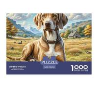 German Shorthaired Pointer 1000 Pieces Jigsaw Puzzles For Adults Challenging Game Stress Relieving Entertainment Cultivate The Spirit of Teamwork for Men, Women, Elders, Seniors 70x50cm/1000pcs