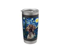 German Shorthaired Pointer Bicchiere termico in acciaio inox doppia parete