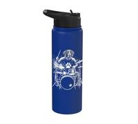 German Shorthaired Pointer Drummer Stainless Steel Insulated Water Bottle
