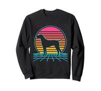 German Shorthaired Pointer Retro Vintage 80s Style Dog Lover Felpa