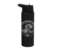German Shorthaired Pointer Swimming Stainless Steel Insulated Water Bottle